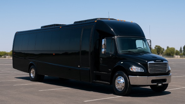 Exterior of Charter Bus Company Barnstable's 30 Passenger Minibus in Barnstable