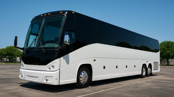 Exterior of Charter Bus Company Barnstable's 50 Passenger Charter Bus in Barnstable