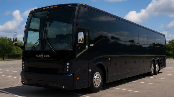 Exterior of Charter Bus Company Barnstable's 55 Passenger Charter Bus in Barnstable