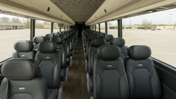 barnstable 30 passenger minibus inside